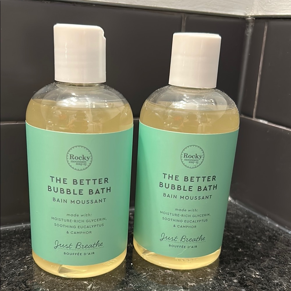 Rocky Mountain soap bubble bath